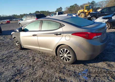 2011 Hyundai Elantra Gls from USA, damaged, VIN 5NPDH4AE2BH019151
